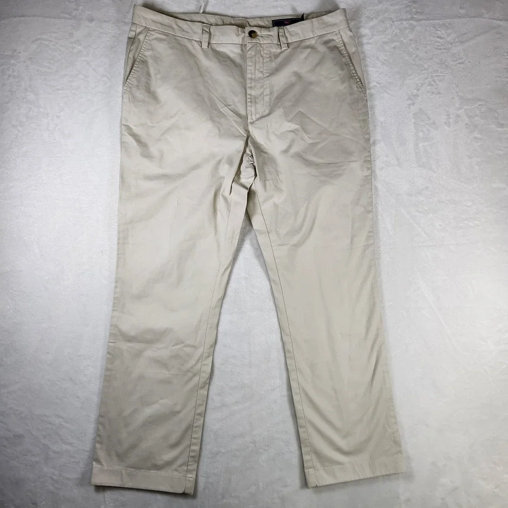 Vineyard‎ Vines Breaker Pants Men's Size 38x30 Classic Fit Khaki Chinos